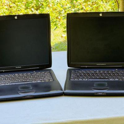 (2) Apple Macintosh Powerbooks

