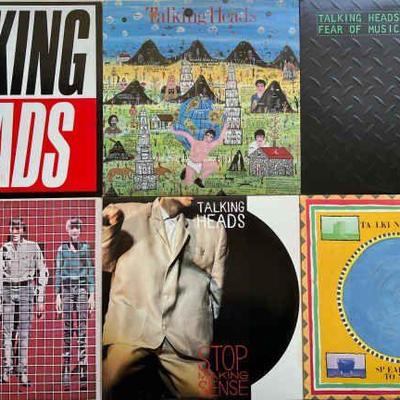 (6) Talking Heads Vinyl Record Albums

