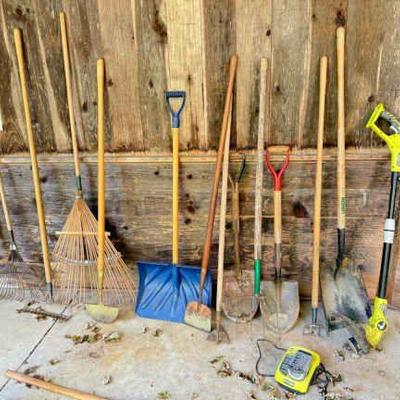 Large Gardening And Hand Tool Ollection
