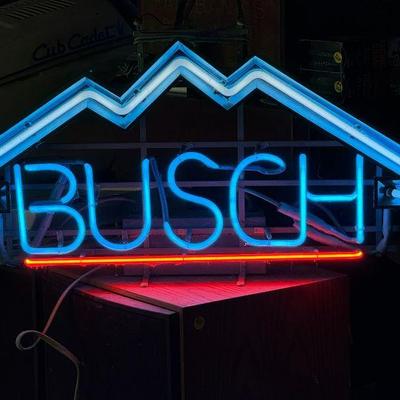 Busch Neon Beer Sign
