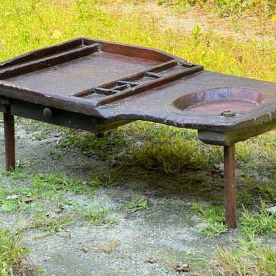 Live Edge Wood Coffee Table With
