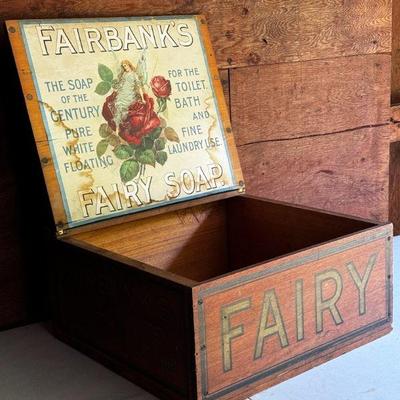 Antique Fairbanks - Fairy Soap Display Box
