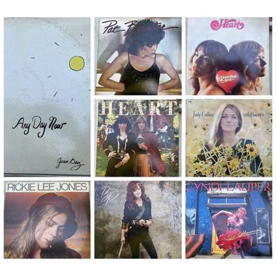 (8) Vinyl Record Albums feat. Cyndi Lauper & Pat Benatar
