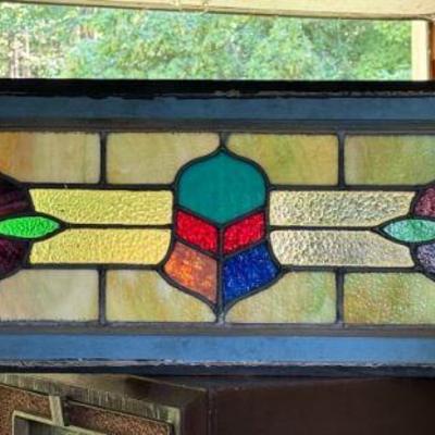 Stained Glass Window Panel
