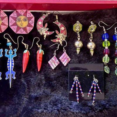 (8) Pairs Of Eclectic Earrings
