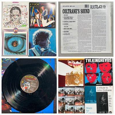 (8) Vintage Vinyl Record Albums ft. Coltrane, Led Zeppelin II, Bob Dylan, Sting
