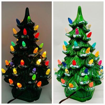 1971 Lighted Ceramic Christmas Tree
