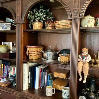 We have an enormous collection of Longaberger Baskets, well over 100! 