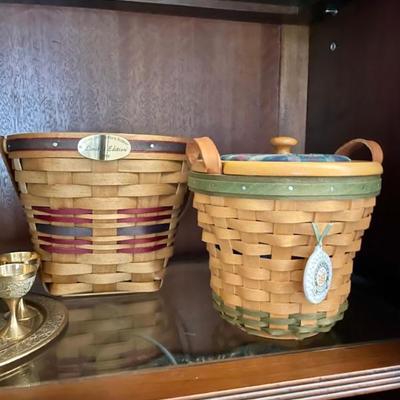 We have an enormous collection of Longaberger Baskets, well over 100! 