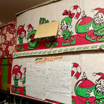 Unbelievable amount of Christmas Decorations, all VERY clean and neatly stored.  Don't miss box after box after dozens of...