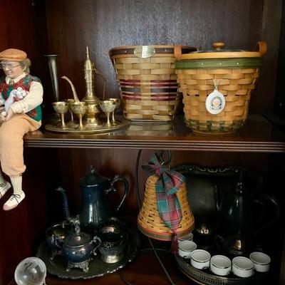 We have an enormous collection of Longaberger Baskets, well over 100! 