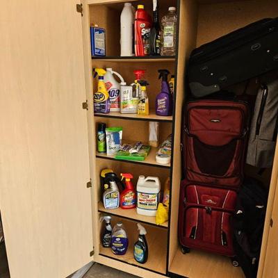 Cleaning Supplies/Luggage 