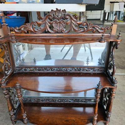 Antique Mirror Shelf