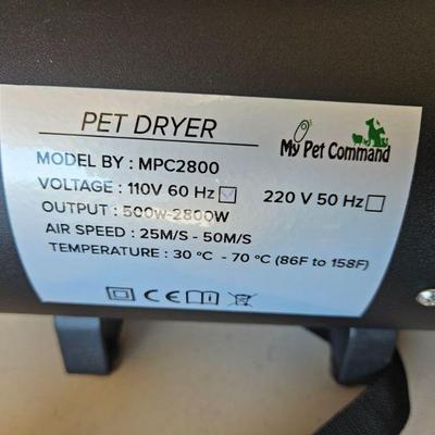 Commercial Pet Dryer