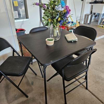 Card Table 4 Chairs