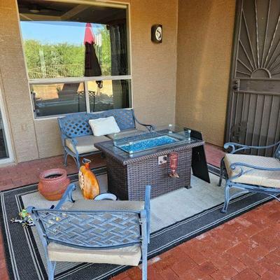 Fireplace & Chairs