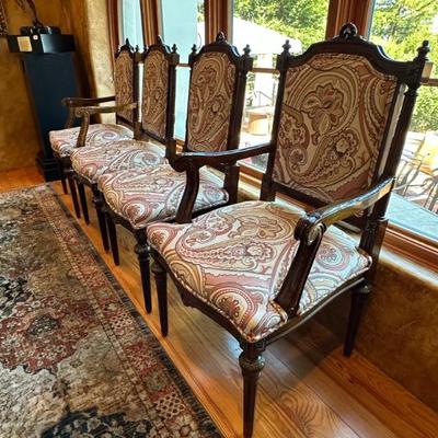 twelve matching chairs