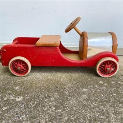 Vintage Toy Ride-On Car 