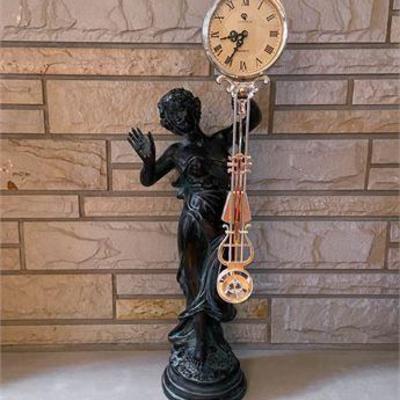 Goddess Statuary Pendulum Clock .jpg