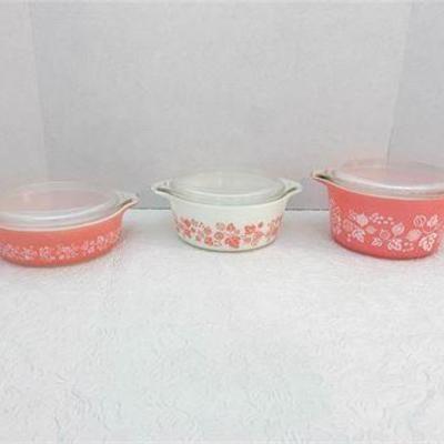 Pyrex Pink Gooseberry Casserole Collection .jpg