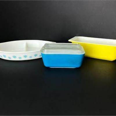 Pyrex Snowflake, Refrigerator & Loaf Pan Collection .jpg