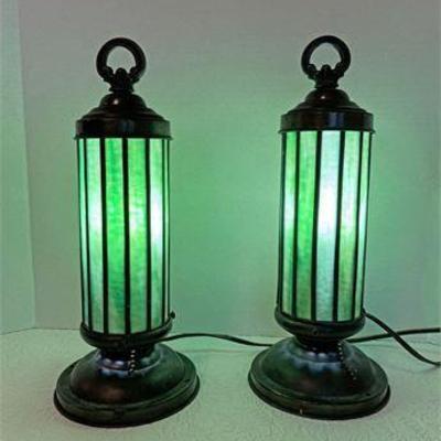 Vintage Slag Glass Lamps .jpg