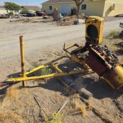 #2552 • Kohler Engine with Trailer no Axle on Trailer
