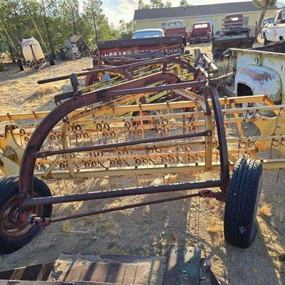 #4108 • New Holland Hay Rake Tractor Implement

