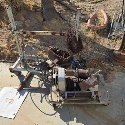 #1008 • Two Winches and Rolling Cart
