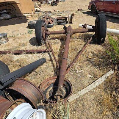#3098 • Ford Rear End Assembly with Tires

