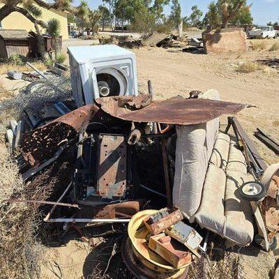 #2212 • Washing Machine, Chain Link Fencing, Fender and Misc Metal
