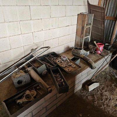 #3336 • Window Frame, Transmission Housing, Air Cleaner Box and Misc Hardware
