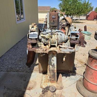 #1058 • Little John Reuland Corp Wheel Grinder and Standard Plus Metal Cabinet
