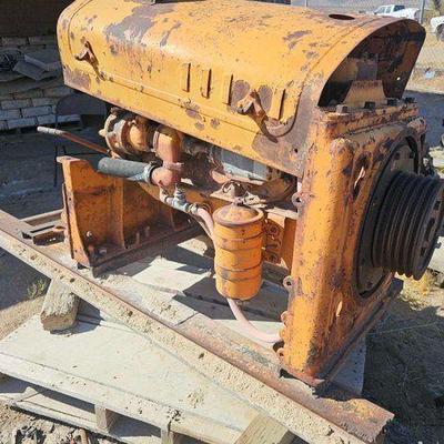 #3808 • 6 Cylinder Engine on Skid

