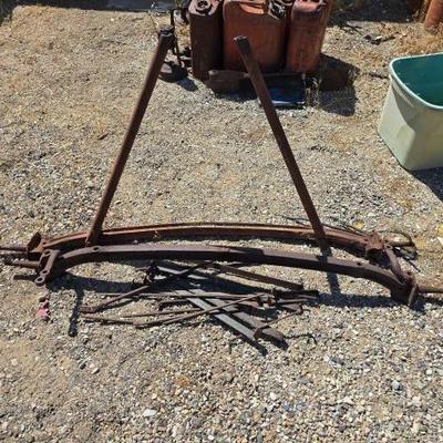 #1074 • Two Trailer Axels and Parts
