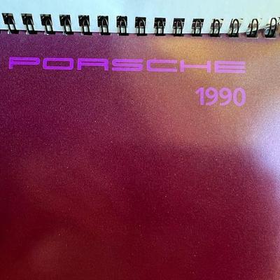 Vintage Porsche 1990 Large Showroom Photo Calendar
