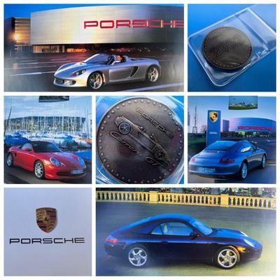 2002 Porsche Calendar with 2002 Carrera GT Coin Attached!
