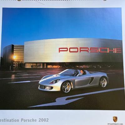 2002 Porsche Dealership Kalender - Rare Frameable Poster-Size Photo Collection
