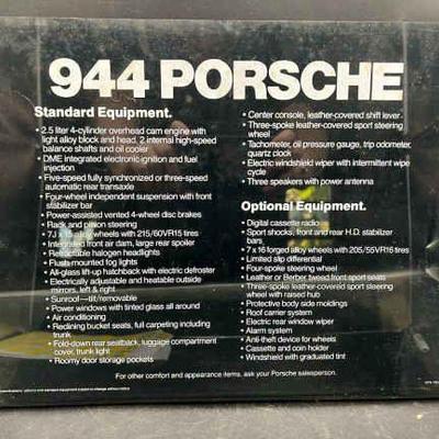 Porsche Dealership Ephemera
