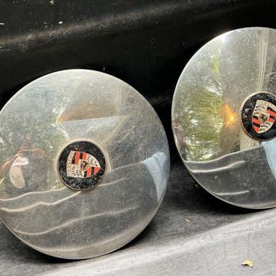 (2) Porsche Hubcap Covers
