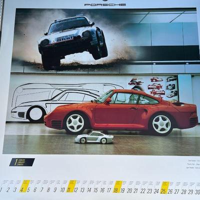 1987 Porsche Dealership 23” Photo Calendar
