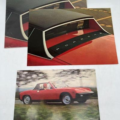 Porsche 1975 Dealer Sales Brochure with Specs
