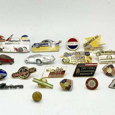 (19) Porsche / Car Racing Pins
