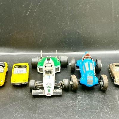 (5) Metal Toy Cars-Porsche, Mercedes
