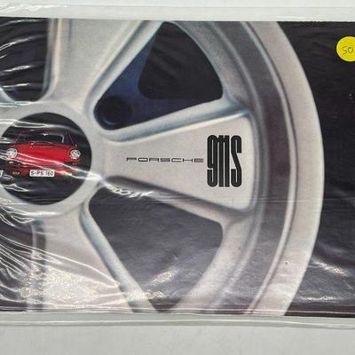 Large Vintage Porsche 911S Poster
