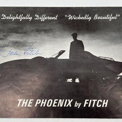 Autographed Porsche “The Phoenix by Fitch”
