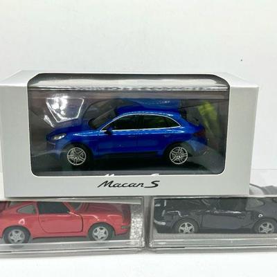 (3) Porsche Model Cars-Jahre 911, Maccan S
