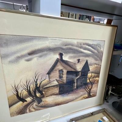 J. Jay McVicker, "Homestead," watercolor