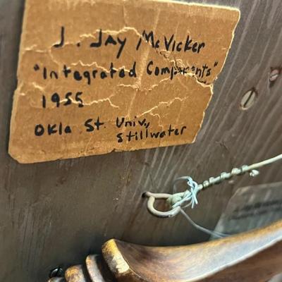 Back of McVicker's "Integrated Components"
