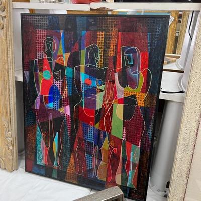 J. Jay McVicker, original oil, used on cover of book, "Centering Modernism."
